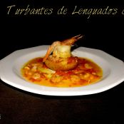 Turbantes de Lenguado con Gambas