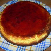 Cheesecake con mermelada de fresa - Paso 2