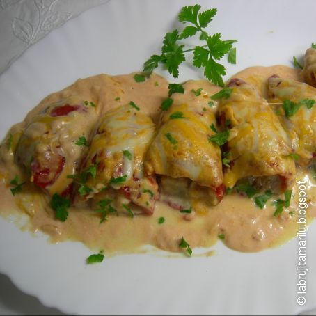 PIMIENTOS DE PIQUILLO RELLENOS DE GAMBAS