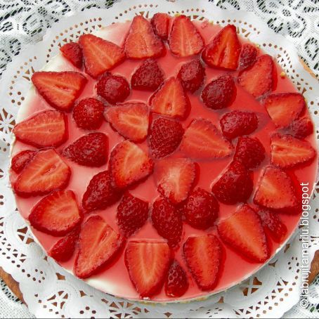 Tarta de queso fría