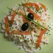 LAZOS CON SALMÓN AHUMADO