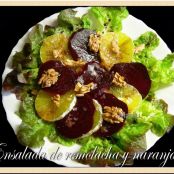 ENSALADA DE REMOLACHA Y NARANJA