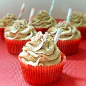 Cherry coke cupcakes