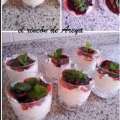 Mousse de chocolate blanco casero