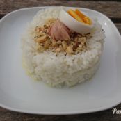 Ensalada de arroz con vinagreta de avellanas