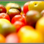 Ensalada de tomate cherry e higos - Paso 1