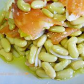 Ensalada de verdinas y salmón ahumado. - Paso 3