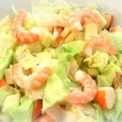Ensalada fresca de gambas