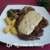 ENTRECOT DE BUEY A LA PIMIENTA VERDE DE MADAGASKAR