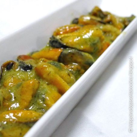 Mejillones en escabeche (de albahaca)