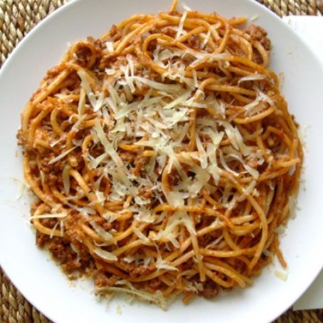 Espaguetis a la boloñesa