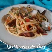 ESPAGUETIS CON ALMEJAS VONGOLE