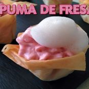 Espuma de Fresas