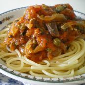 Spaguettis puttanesca
