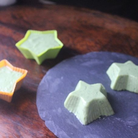 Estrellas de pepino con queso