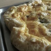 Galette rústica de queso roquefort y emental