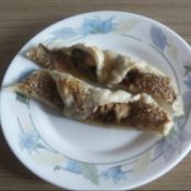 Hojaldrinas de verduras con pollo y sésamo