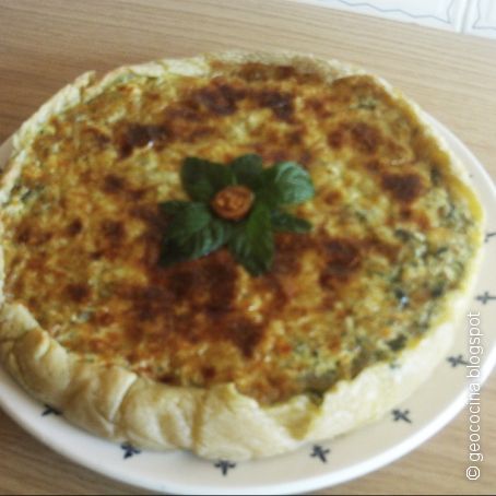 Tarta de verduras mediterráneas