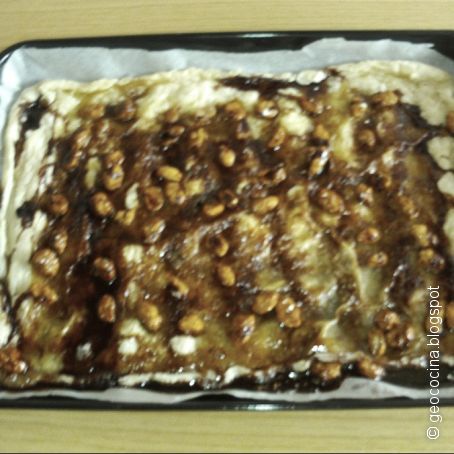 Torta de frutos secos garrapiñados