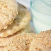 Galletas crujientes de limón, avena y aceite de oliva