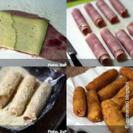 Flamenquines jamón y queso