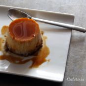 Flan de coco y leche condensada