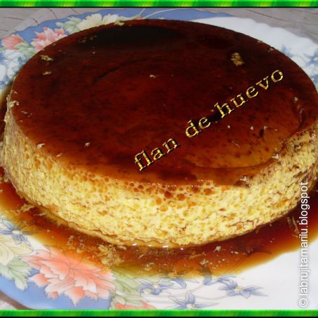 Flan de huevo