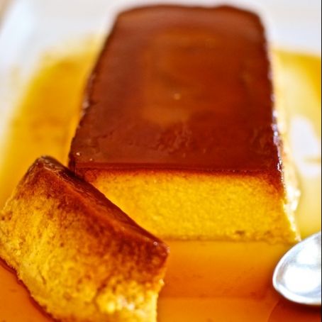 Flan de naranja