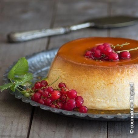Flan de queso