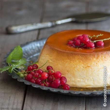 Flan de queso