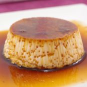 Flan de huevo con caramelo