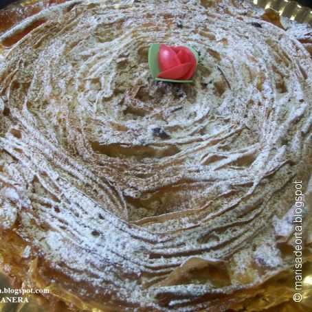 Ruffled Milk Pie. Tarta de Pasta Filo