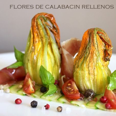 FLORES DE CALABACIN RELLENAS
