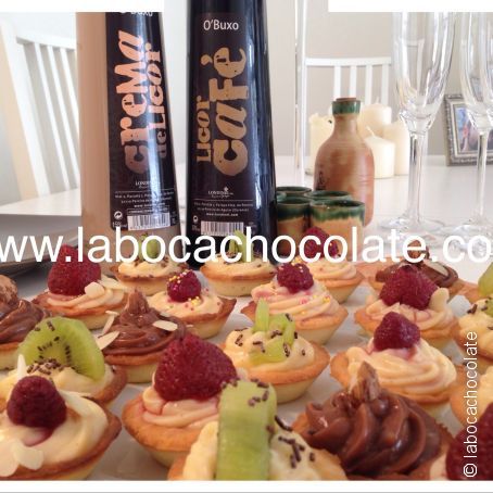 Tartaletas de fruta con masa sablé