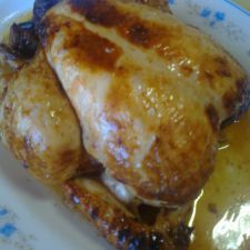 Pollo relleno al horno deshuesado