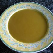 Crema de calabaza y quesitos