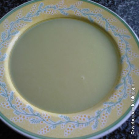 Crema de puerros y patatas fácil