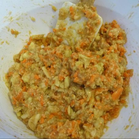 MUFFINS DE ZANAHORIA Y MANZANA