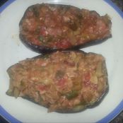 Berenjena de atún y berenjena de carne picada