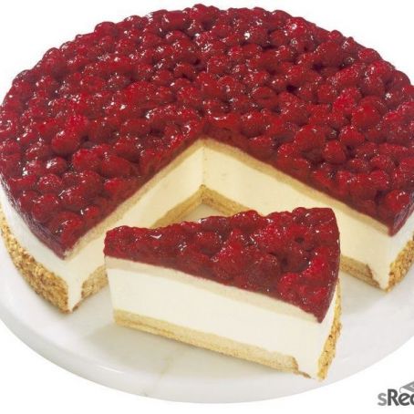 Tarta de queso con arandanos