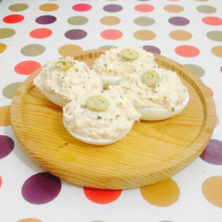 Huevos rellenos rápidos