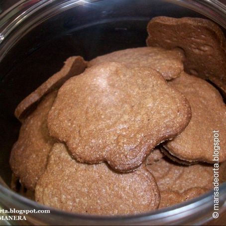 GALLETAS DE MANTEQUILLA CHOCOLATEADAS