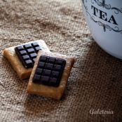 Galletas con chocolatina