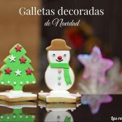 Galletas decoradas de Navidad - Paso 1