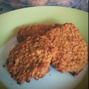 Galletas integrales de avena y naranja