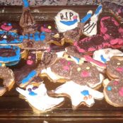 Galletas de Halloween con chocolate