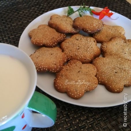 Galletas de ajonjolí o sésamo