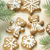 Galletas de Navidad decoradas con glasa