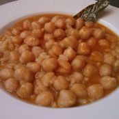 Garbanzos con arroz