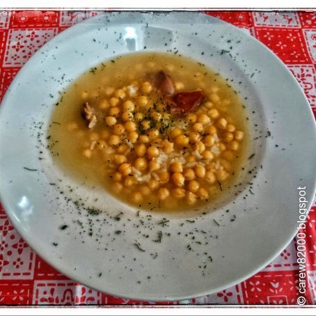 Garbanzos con arroz